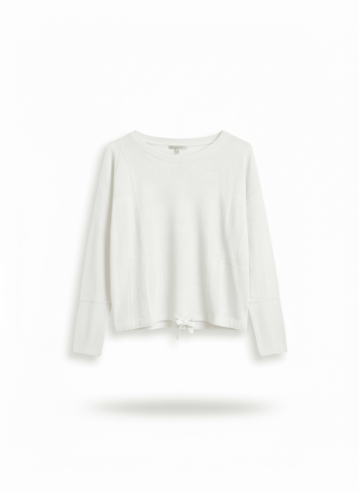 Barefoot Dreams Cozychic Ultra Lite Slouchy Pullover - Women's Soft Knit Long Sleeve Top with Drawstring Hem. Nylon Viscose Blend - Image 3