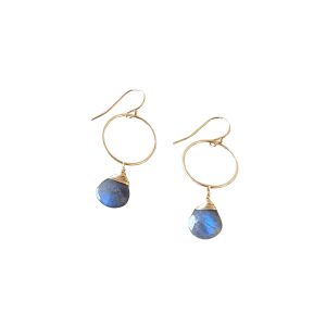 Yuliya Earrings in Labradorite